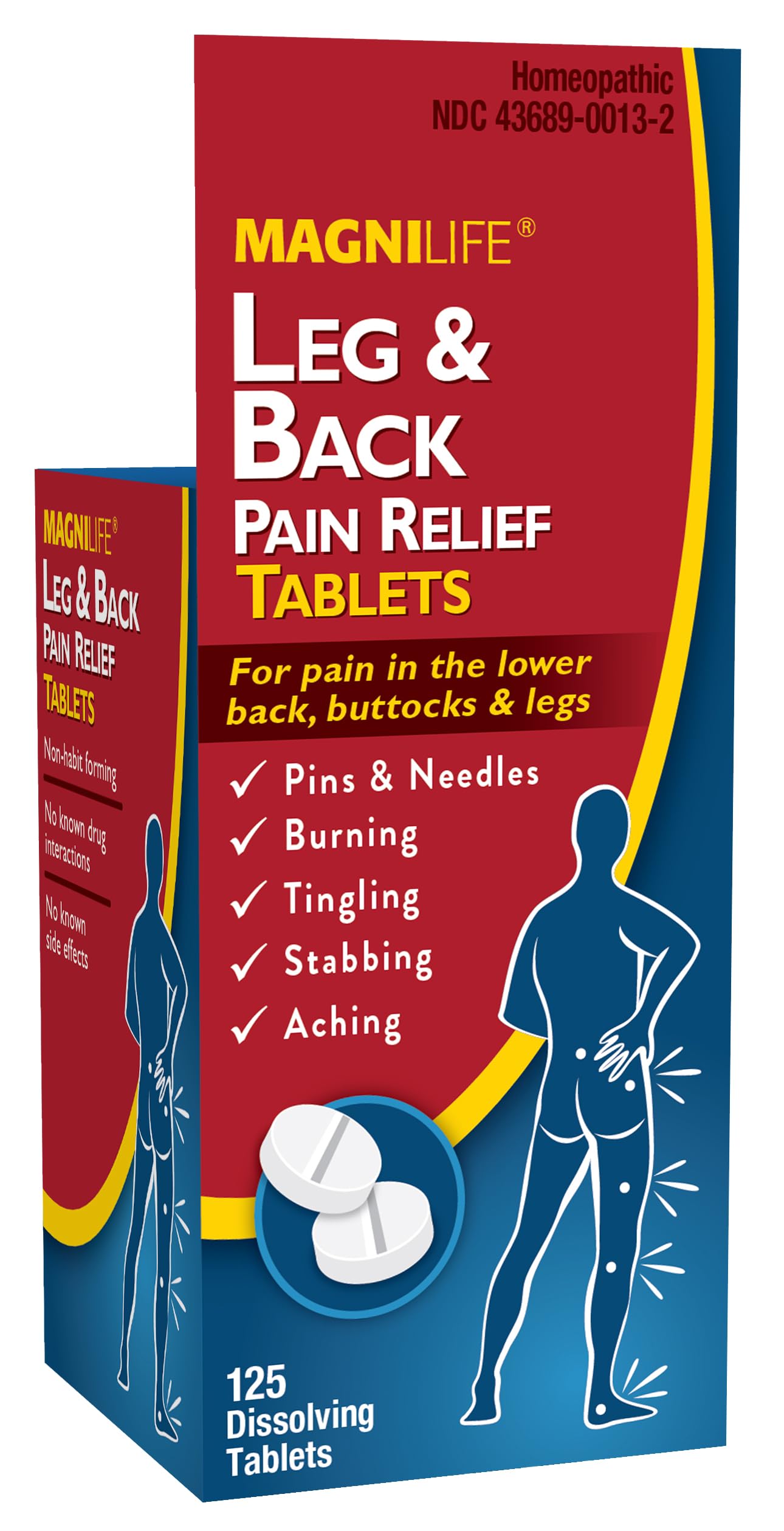 MagniLife tablets in hand demonstrate portable, easy-to-take pain support.