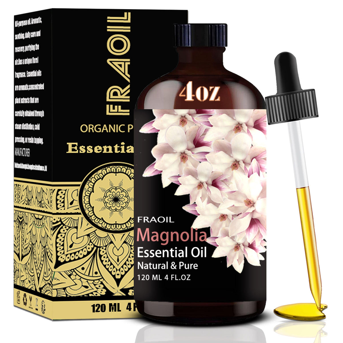 Magnolia essential oil bottle 4 oz / 120 ml