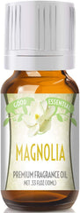 10ml Magnolia Fragrance Oil in amber glass bottle with euro dropper by Good Essential