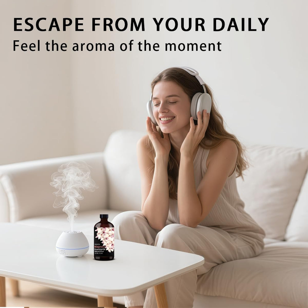 Gift-ready Magnolia essential oil packaging