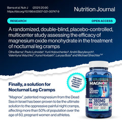Dead Sea minerals providing enhanced magnesium absorption