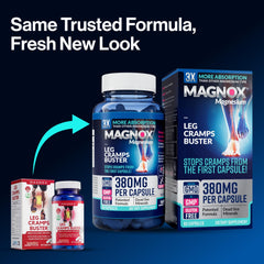 Magnesium oxide monohydrate with vitamins E and B for absorption