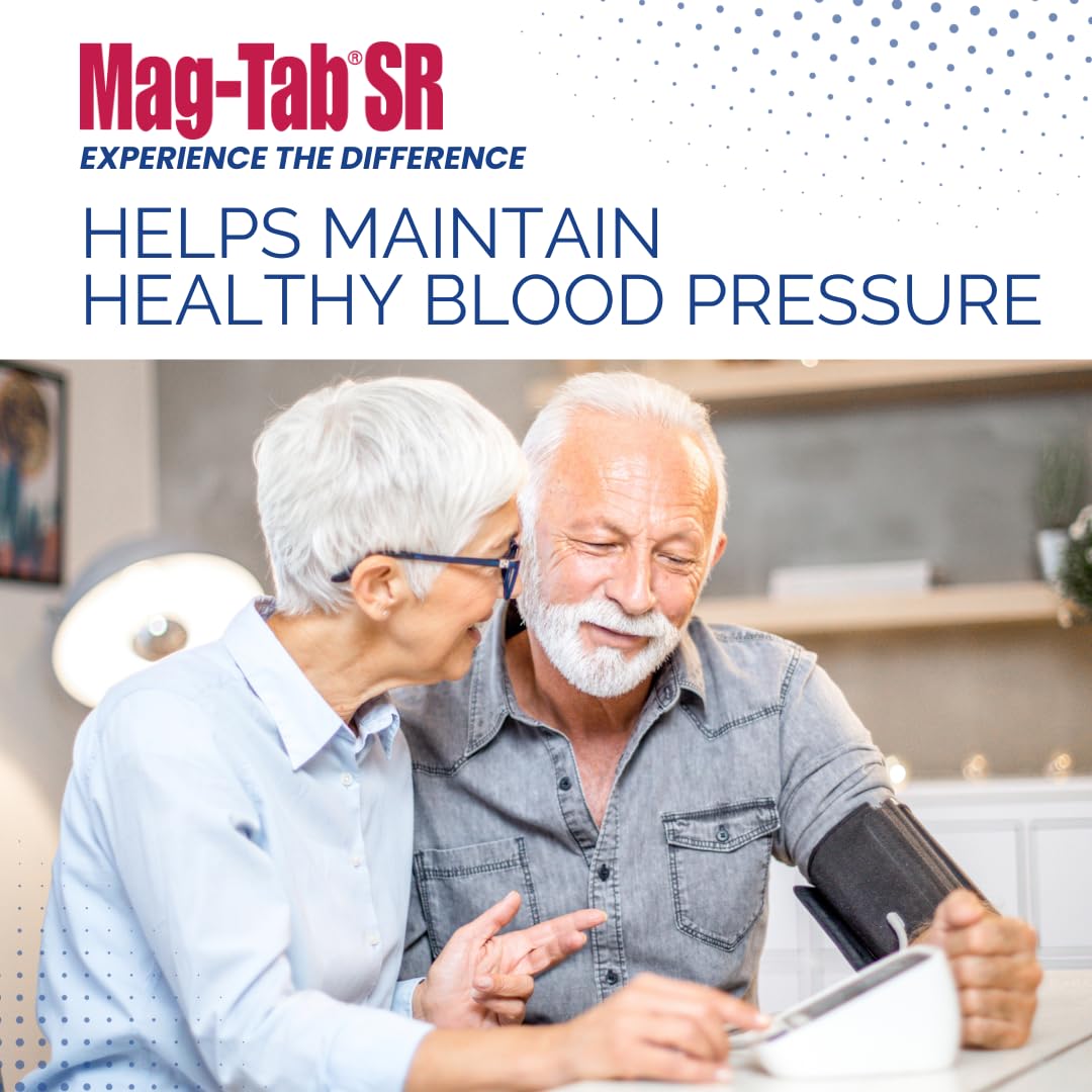 100-count Mag-Tab SR bottle on a kitchen counter