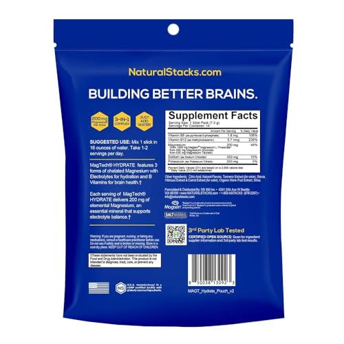 MagTech Hydrate sugar-free label