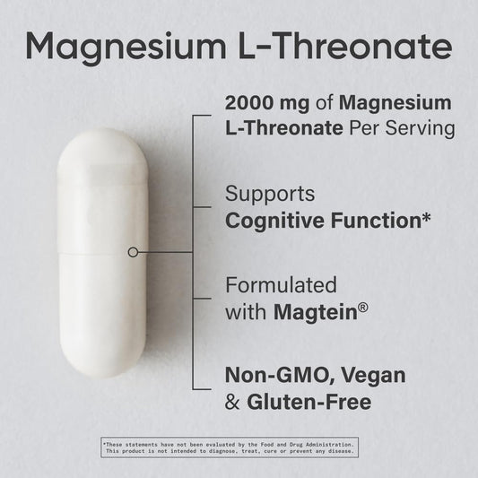 Close-up of Magtein magnesium L-threonate for brain health and cognition