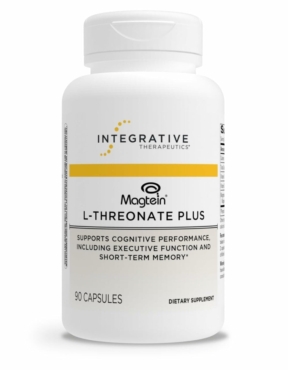 Magtein L-Threonate Plus bottle and label