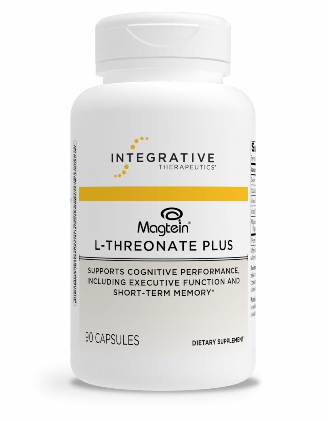 Magtein L-Threonate Plus bottle and label
