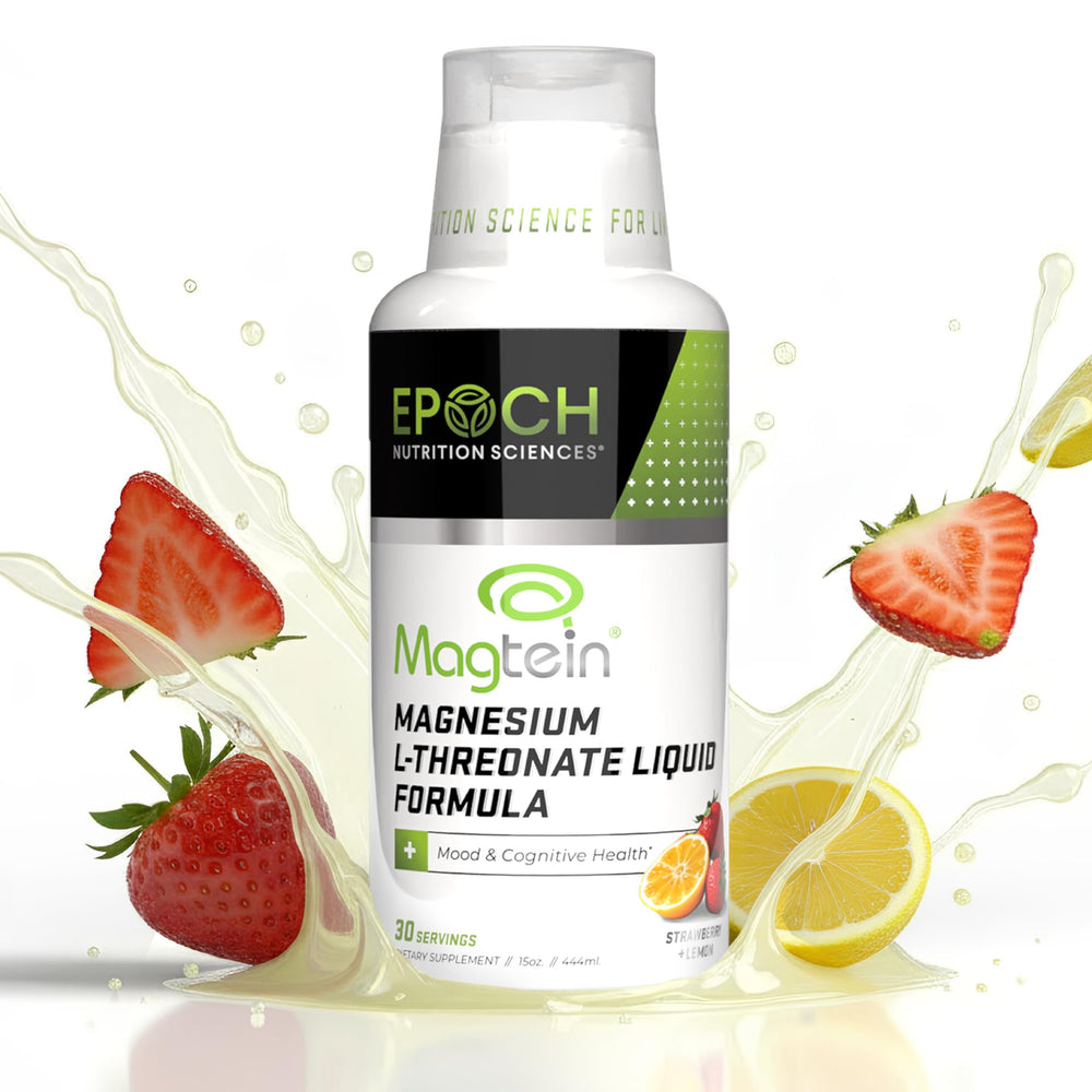 Hero image of Magtein Magnesium L-Threonate Liquid 2000mg bottle