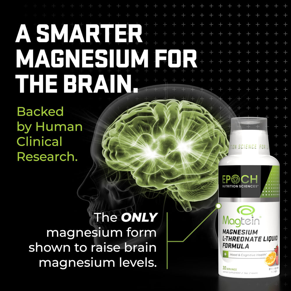 Sleep support imagery for Magtein Liquid formula