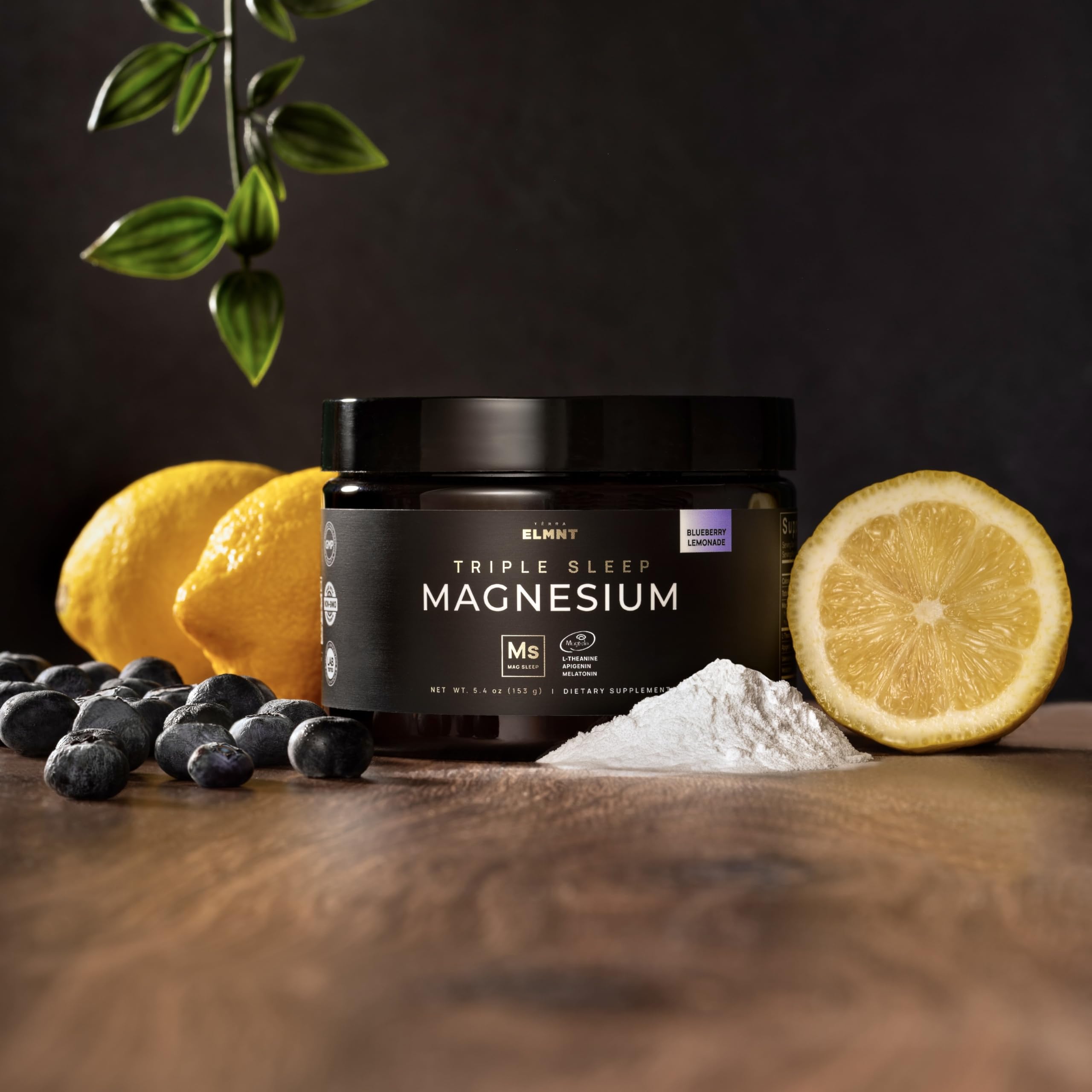 Close-up of Magtein Magnesium L-Threonate branding and dosage information