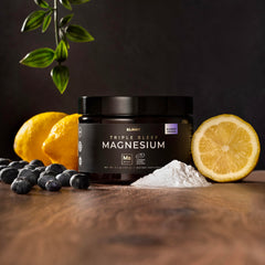 Close-up of Magtein Magnesium L-Threonate branding and dosage information