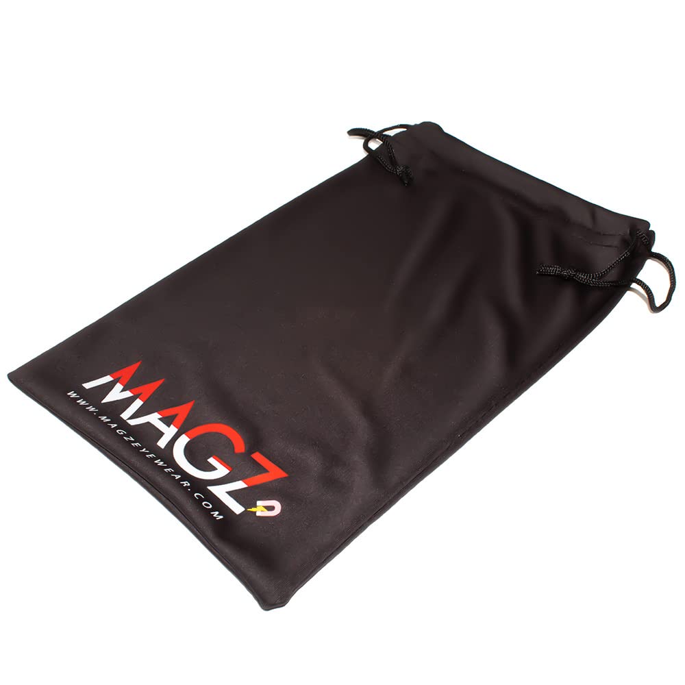 Front view of Magz microfiber drawstring case