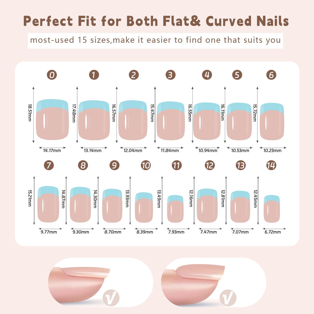 Maigitur 15 sizes ensure a precise fit for every nail.