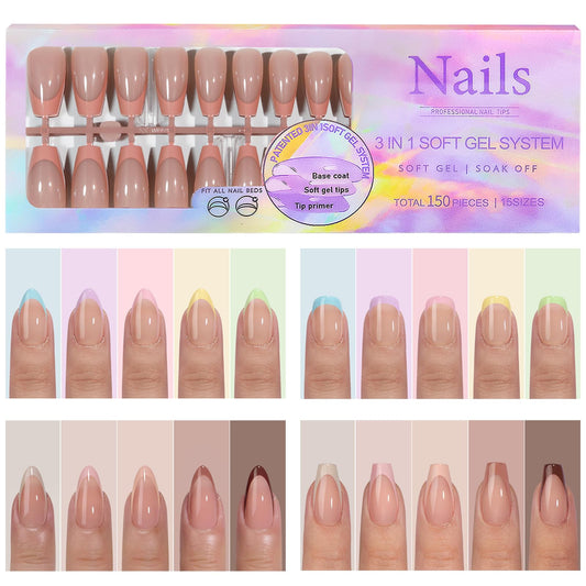 Maigitur extra-short square tips provide comfortable wear and natural look.