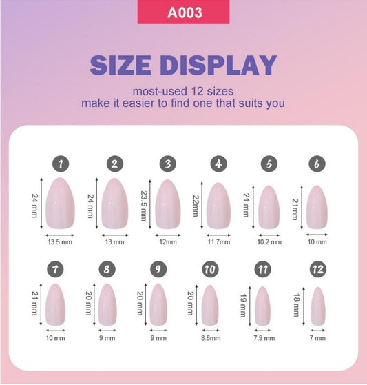 Maigitur solid color nails with glossy finish provide salon-like shine.