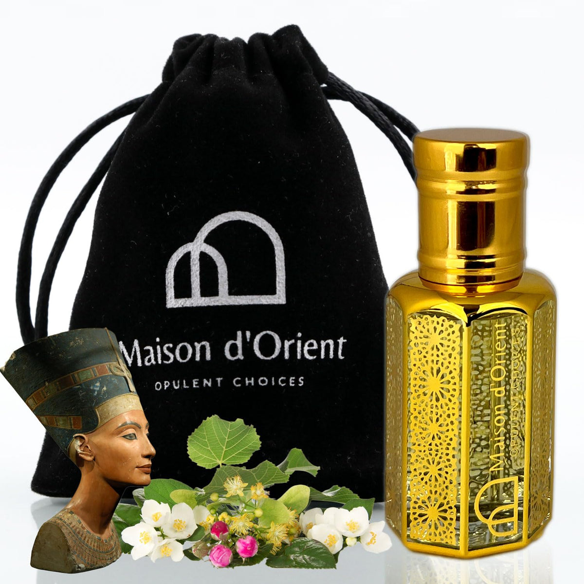 Maison d Orient Egyptian Musk perfume oil bottle, 12 mL