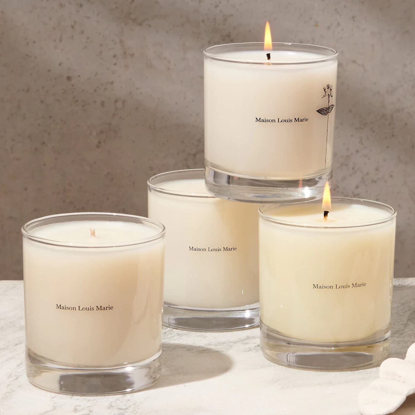 Lifestyle shot of Scalpay candle with warm lighting