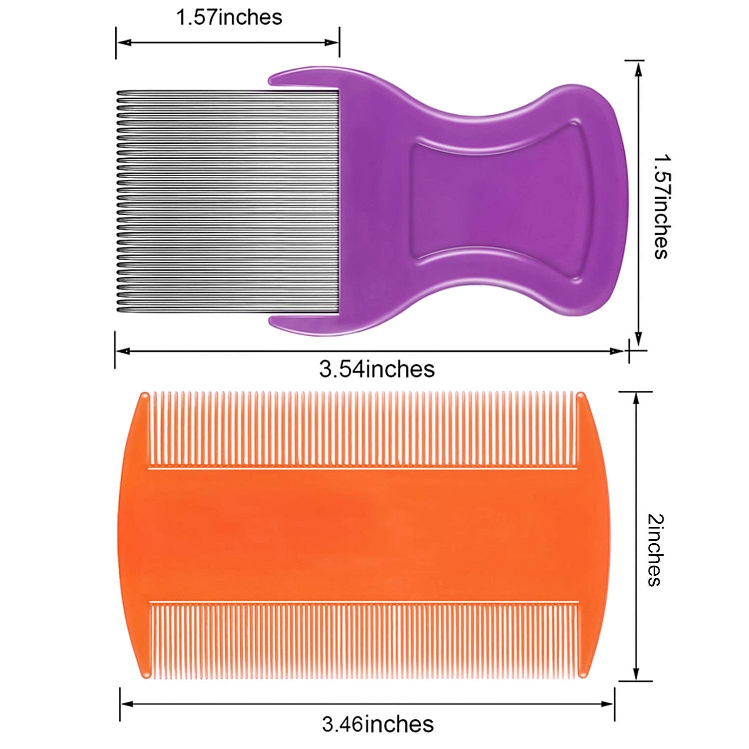 Maitys double-sided lice comb demonstrates gentle grooming and inspection use