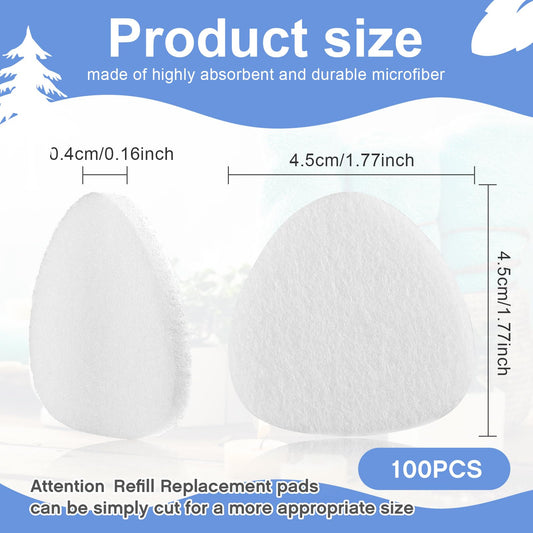 Refill pads compatible with humidifiers and diffusers
