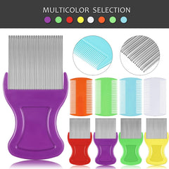 Maitys metal teeth nit removal comb highlights precise removal capability