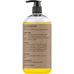 Hexane-free, cold-pressed Majestic Pure Castor Oil