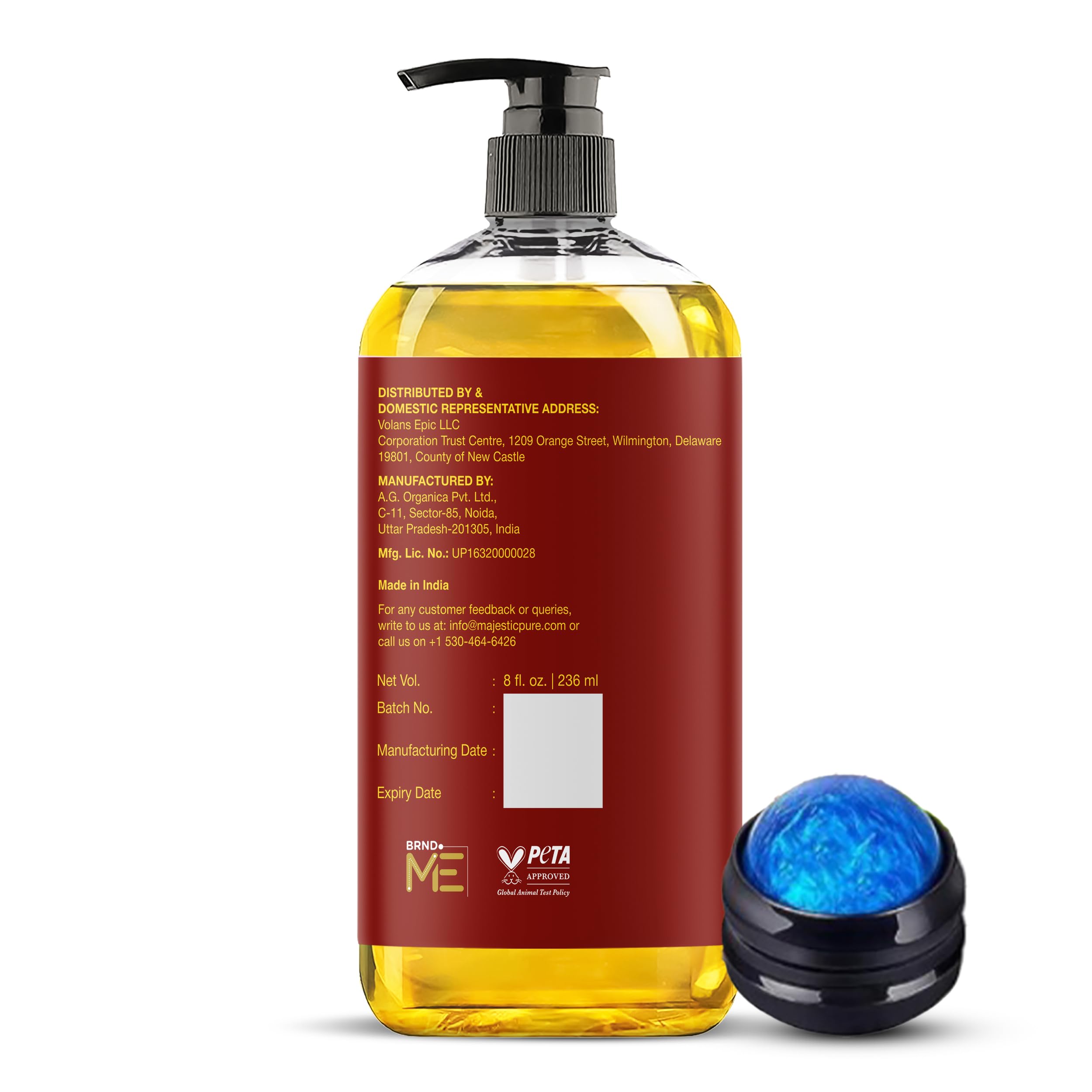 Therapist applying cellulite massage oil during session