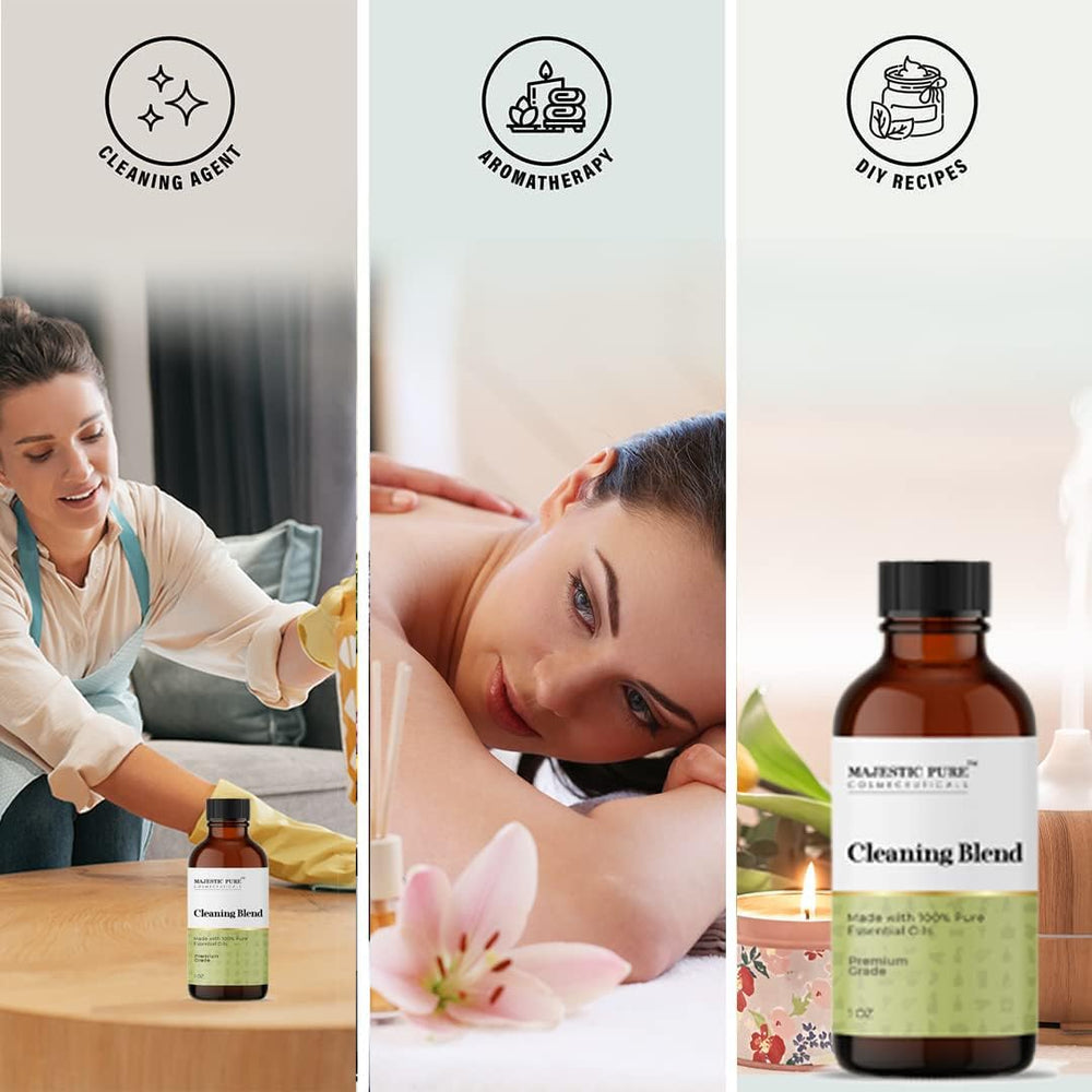 Diffuser using Majestic Pure Cleaning Essential Oil Blend