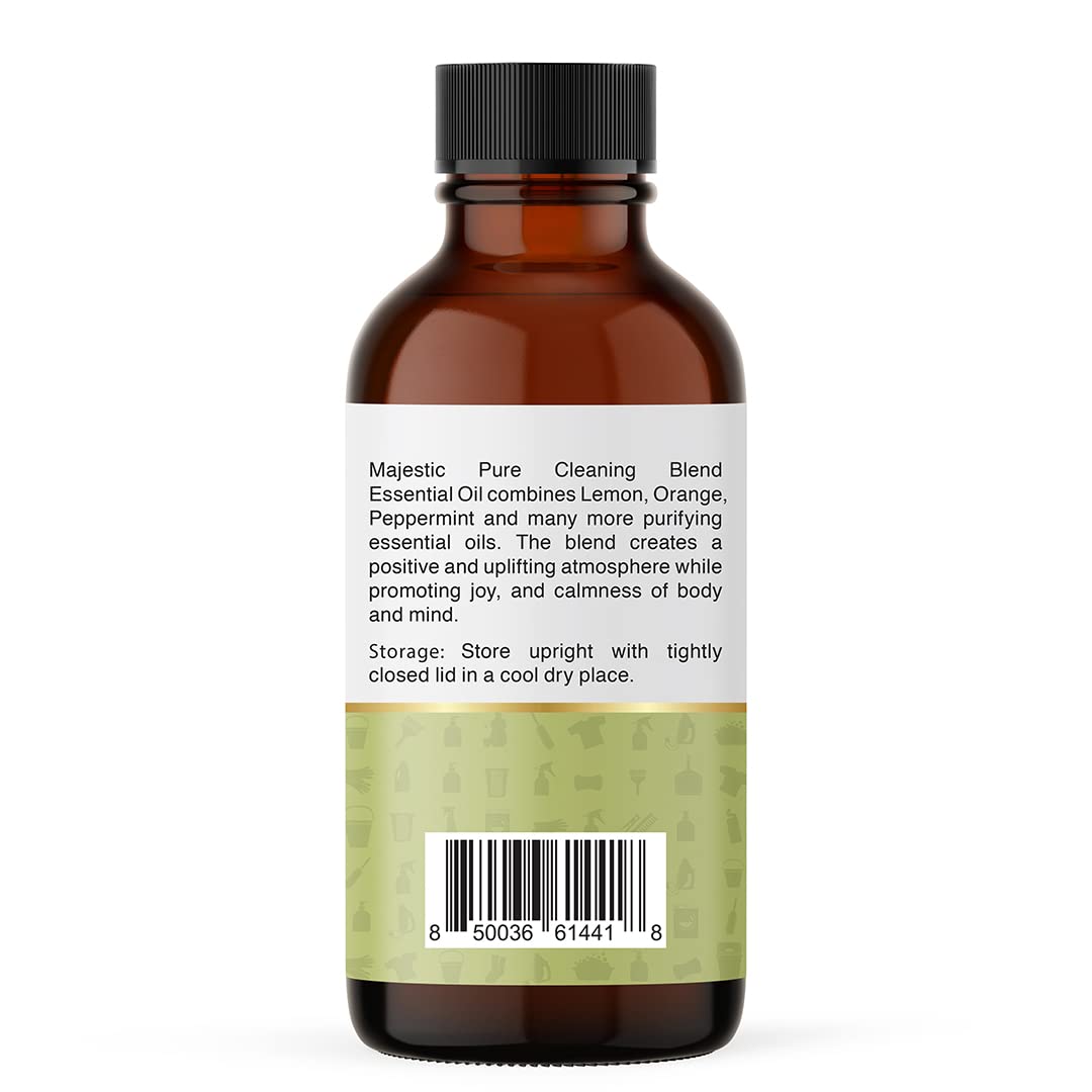 DIY cleaning uses with Majestic Pure Cleaning Essential Oil Blend