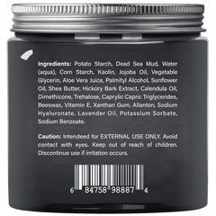 Majestic Pure Dead Sea Mud Mask lavender oil detail highlighting calming aroma for all skin types.