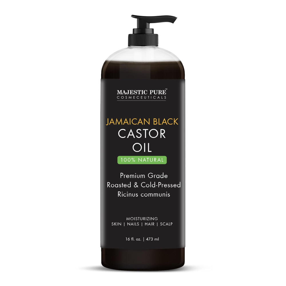 MAJESTIC PURE Jamaican Black Castor Oil 16 oz bottle