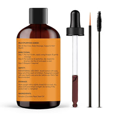 Natural beauty use pumpkin seed oil product shot