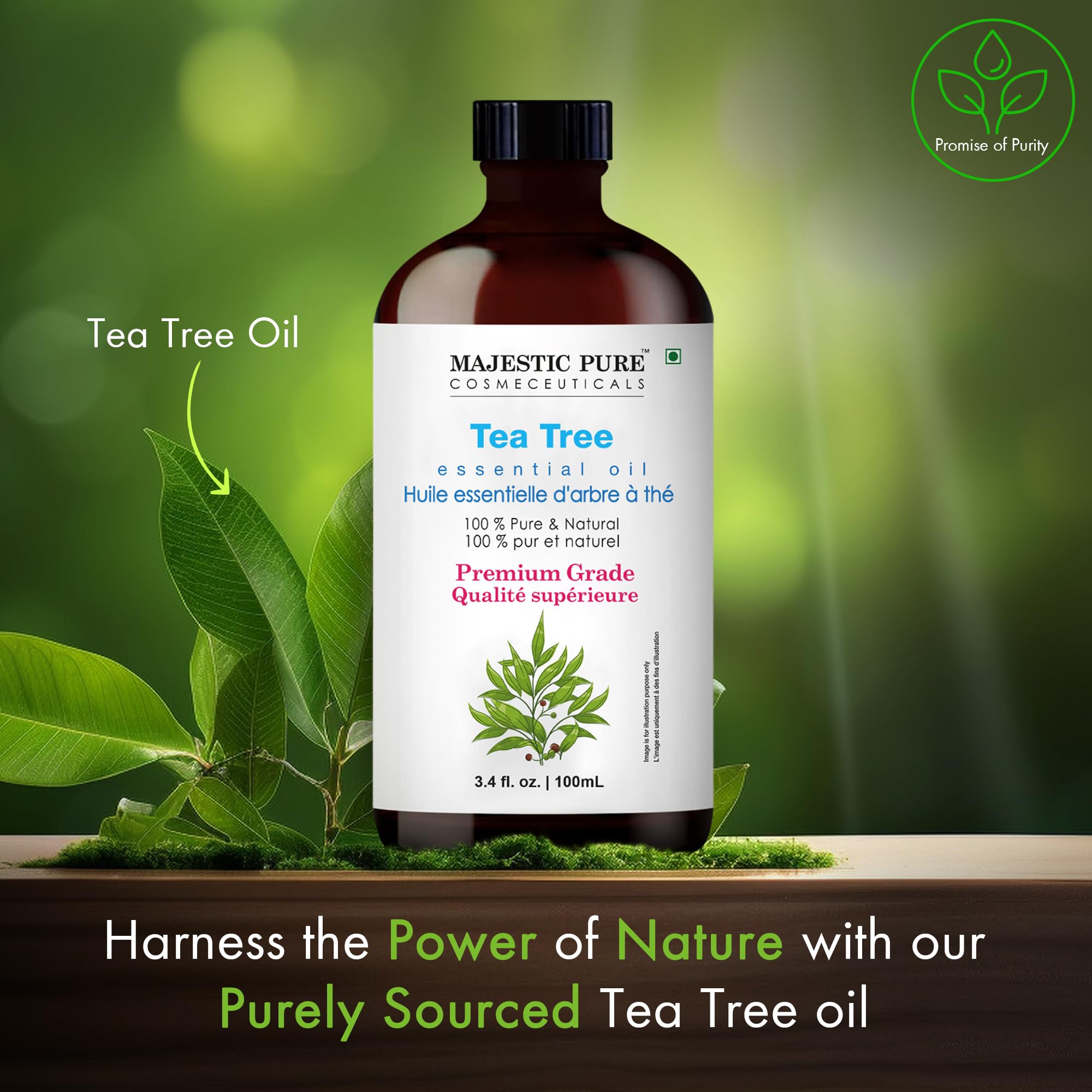 Tea Tree Essential Oil being used in a diffuser setup