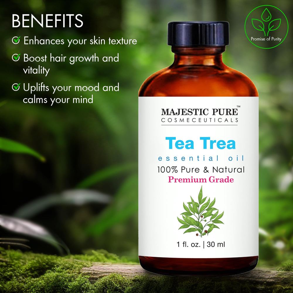Independently lab-tested certificate for Majestic Pure Tea Tree Oil