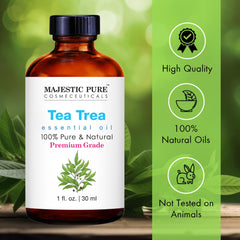 No fillers or additives claim for Majestic Pure Tea Tree Oil
