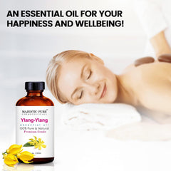 Majestic Pure Ylang Ylang oil for diffusers and aromatherapy
