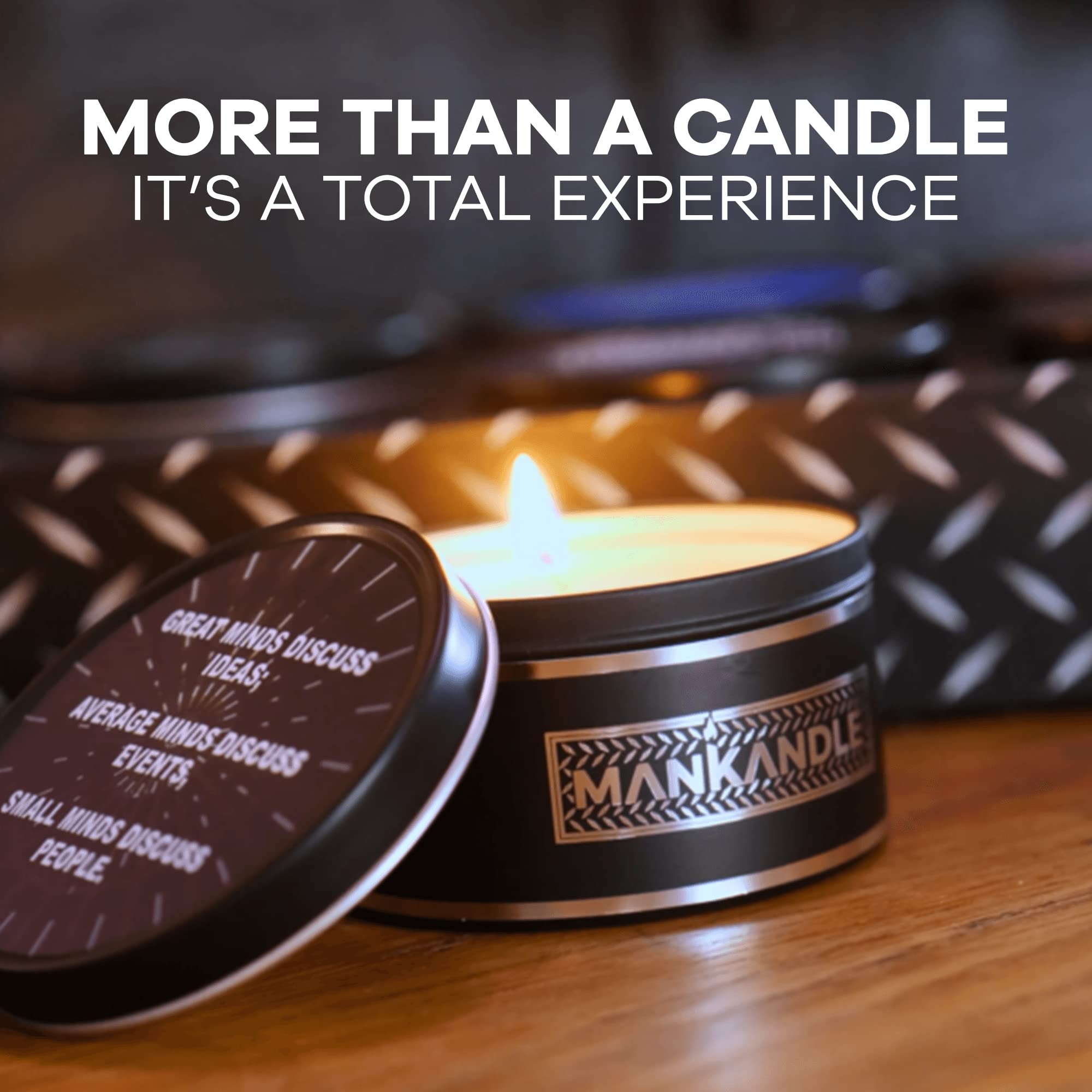 Majestic Zen burn-time detail showing clean, eco-friendly soy wax.