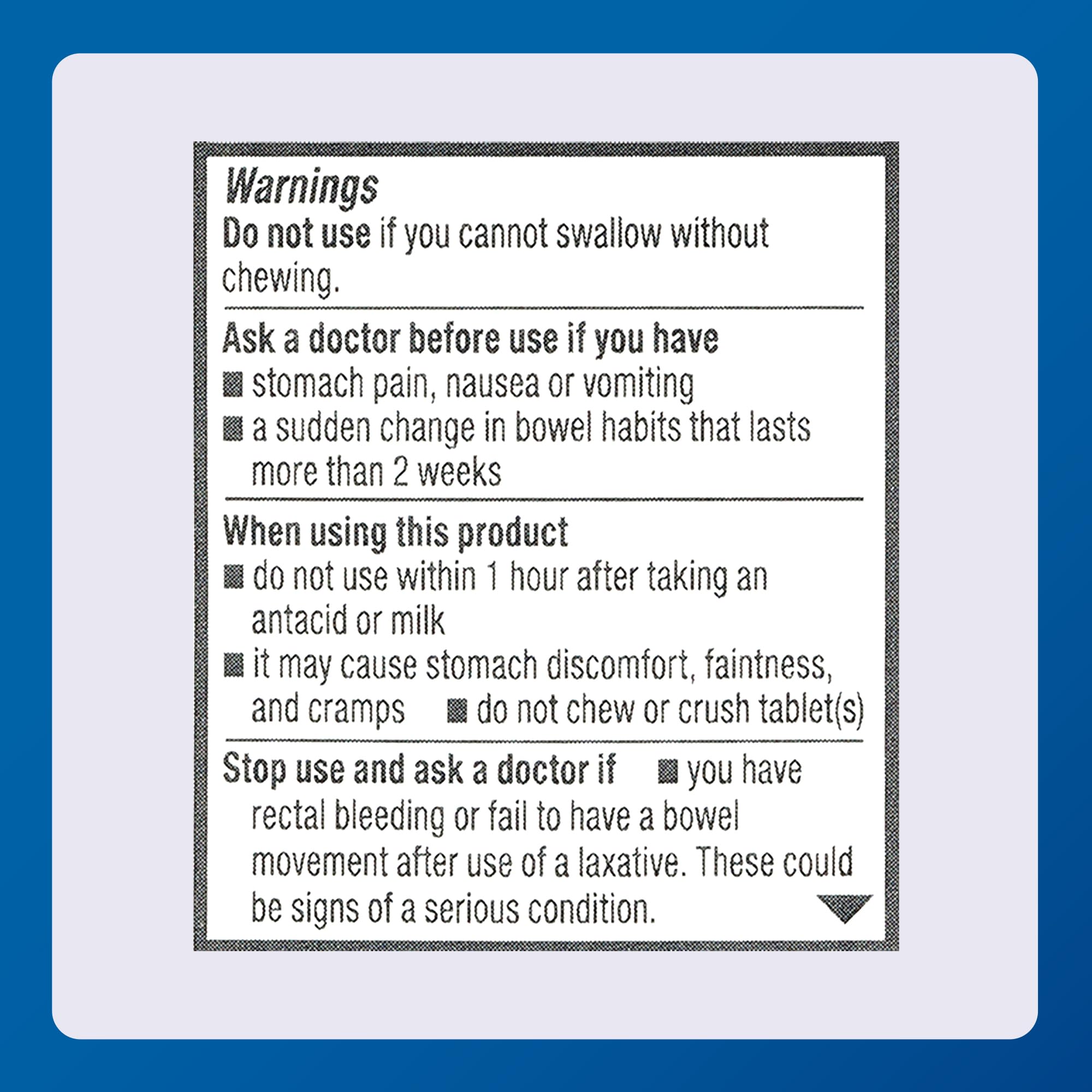 MAJOR Bisacodyl tablets glossy coating enabling comfortable intake.