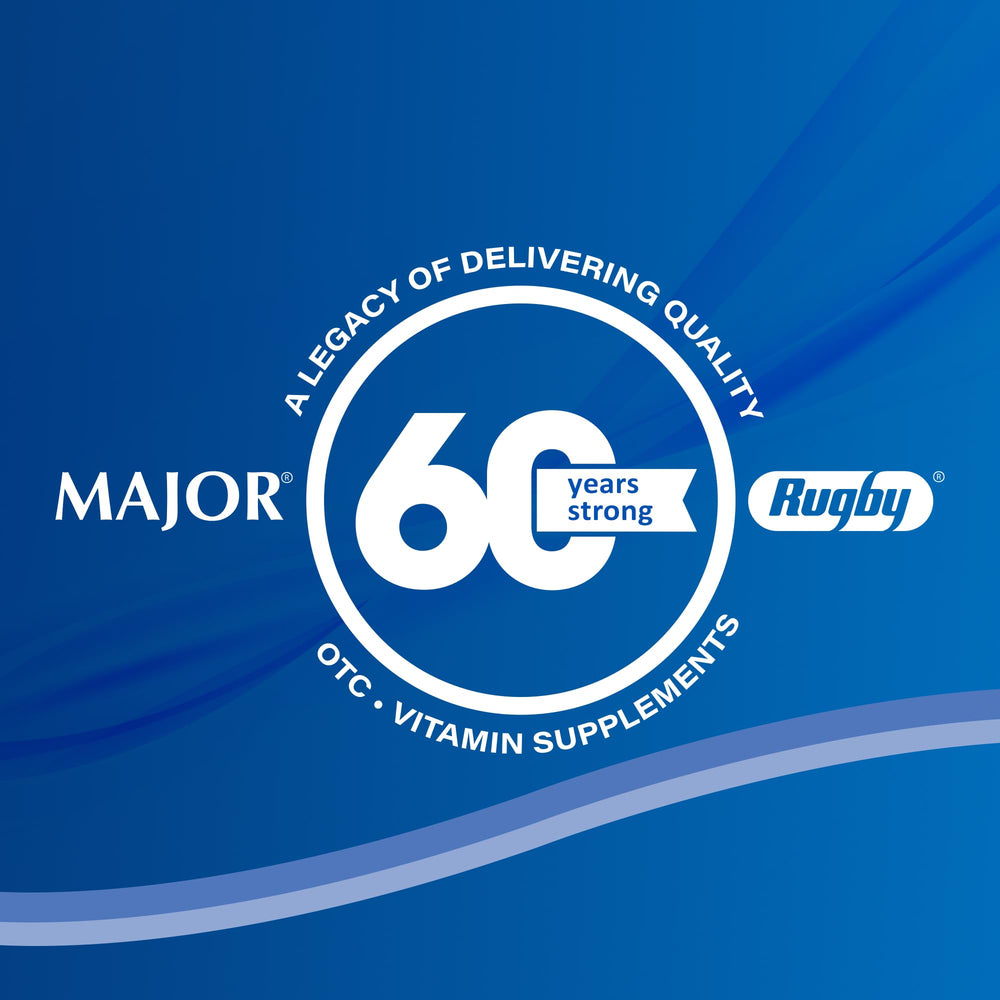 Close-up of tablet and bottle cap for MAJOR CertaVite Senior Multivitamin