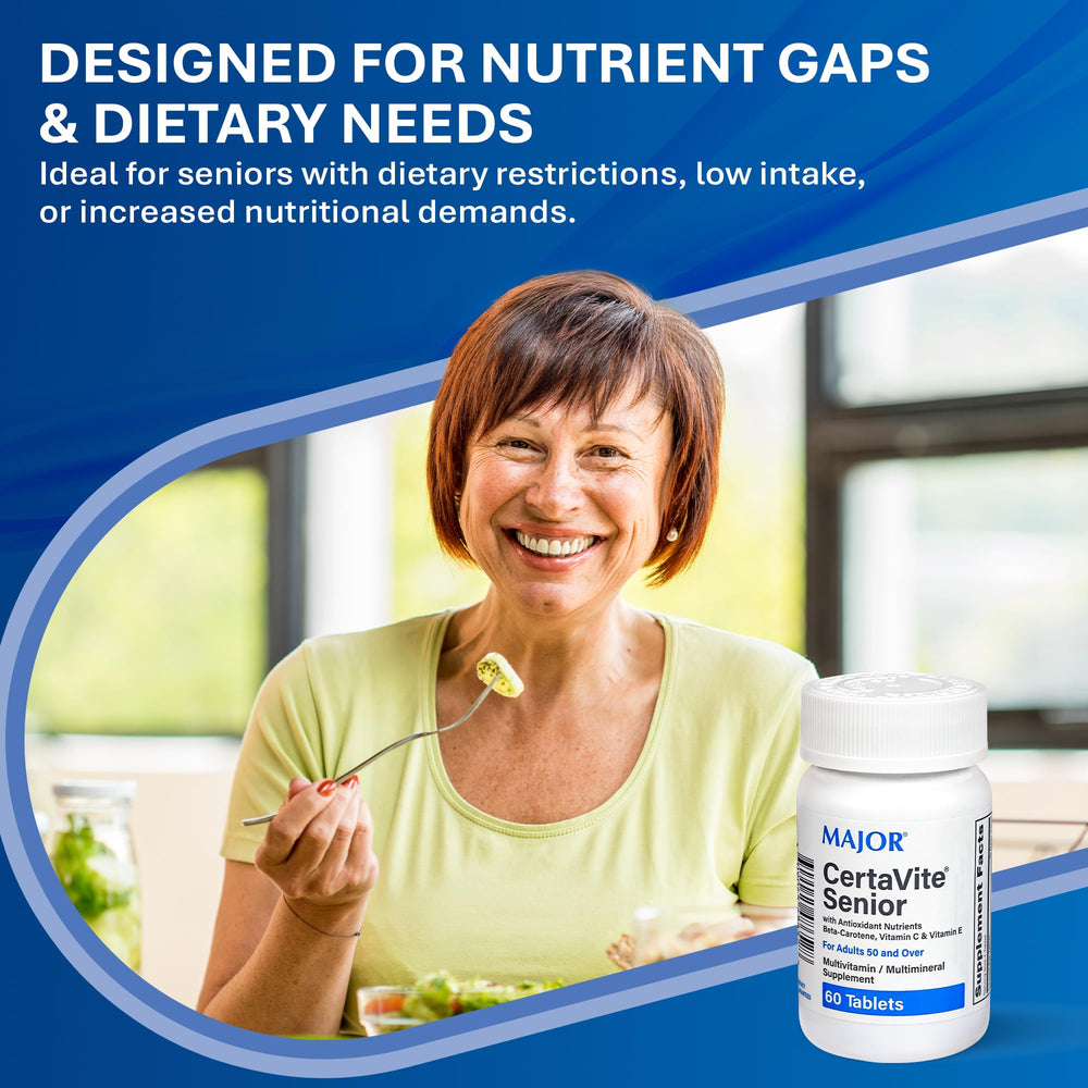 Suggested dosage information for MAJOR CertaVite Senior Multivitamin