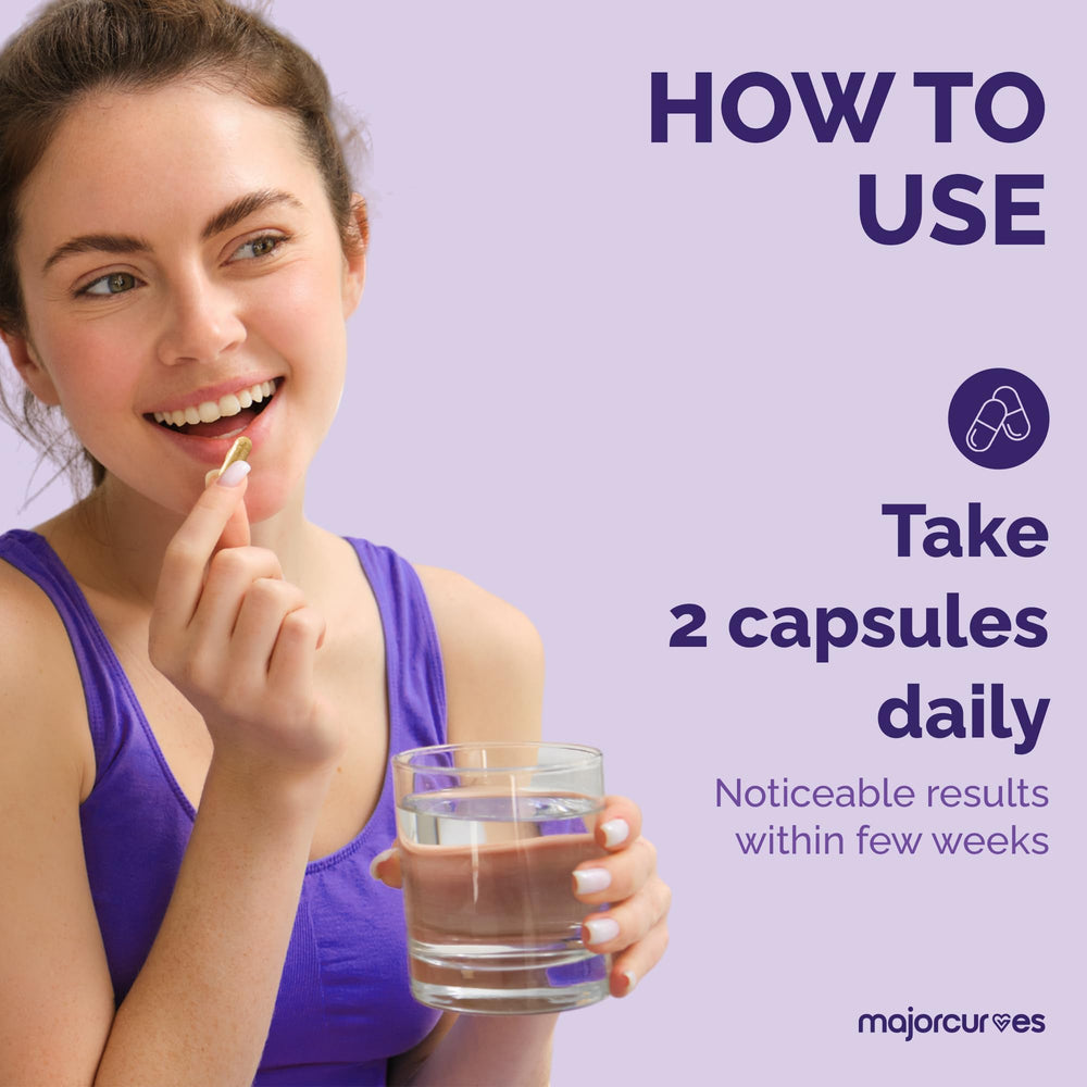 Natural wellness concept with herbs, leaves and capsules
