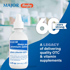 MAJOR Deep Sea saline nasal spray pack-3 offers convenient multi-pack for travel and home.