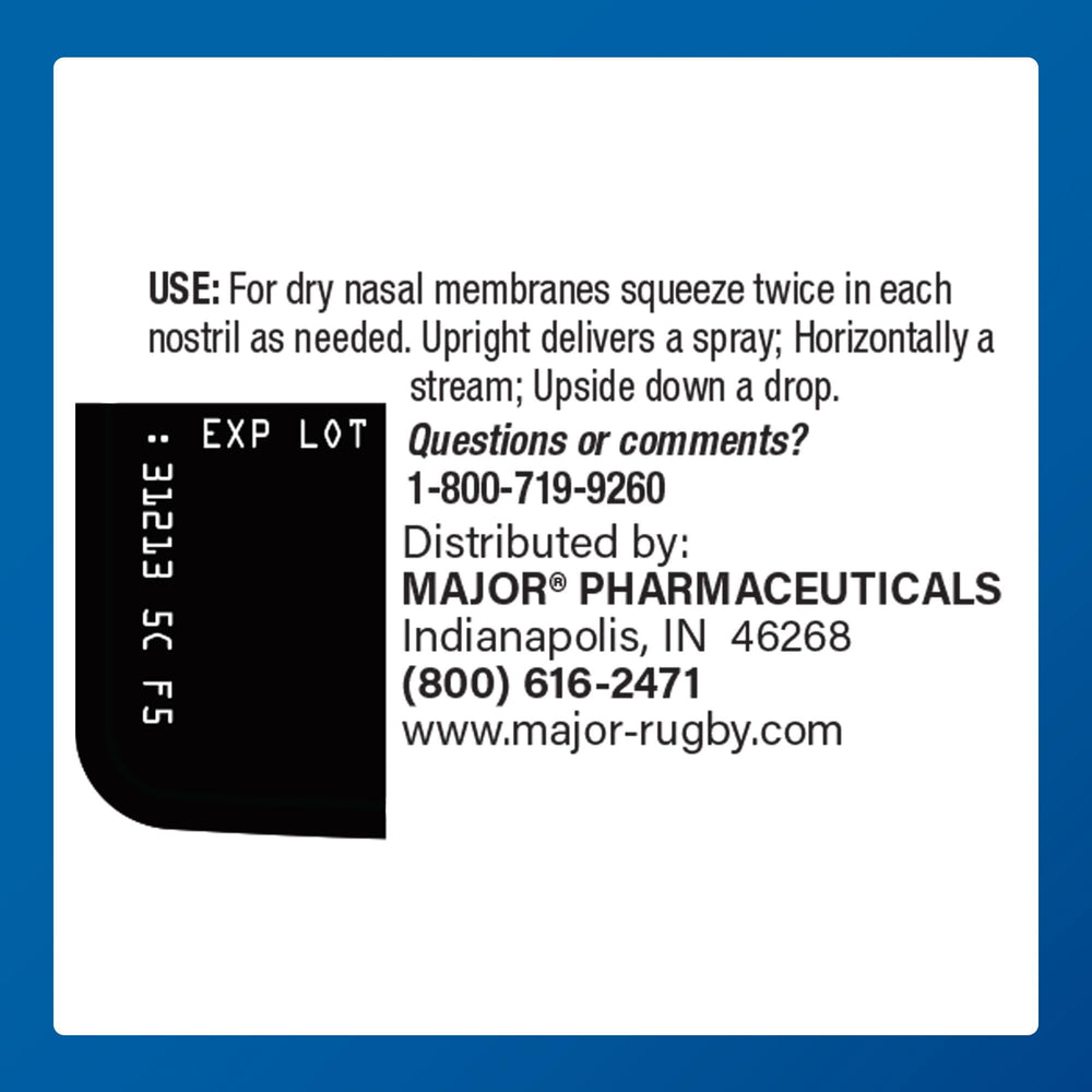 MAJOR Deep Sea spray usage upside-down enables soothing drops as needed.