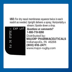 MAJOR Deep Sea spray usage upside-down enables soothing drops as needed.