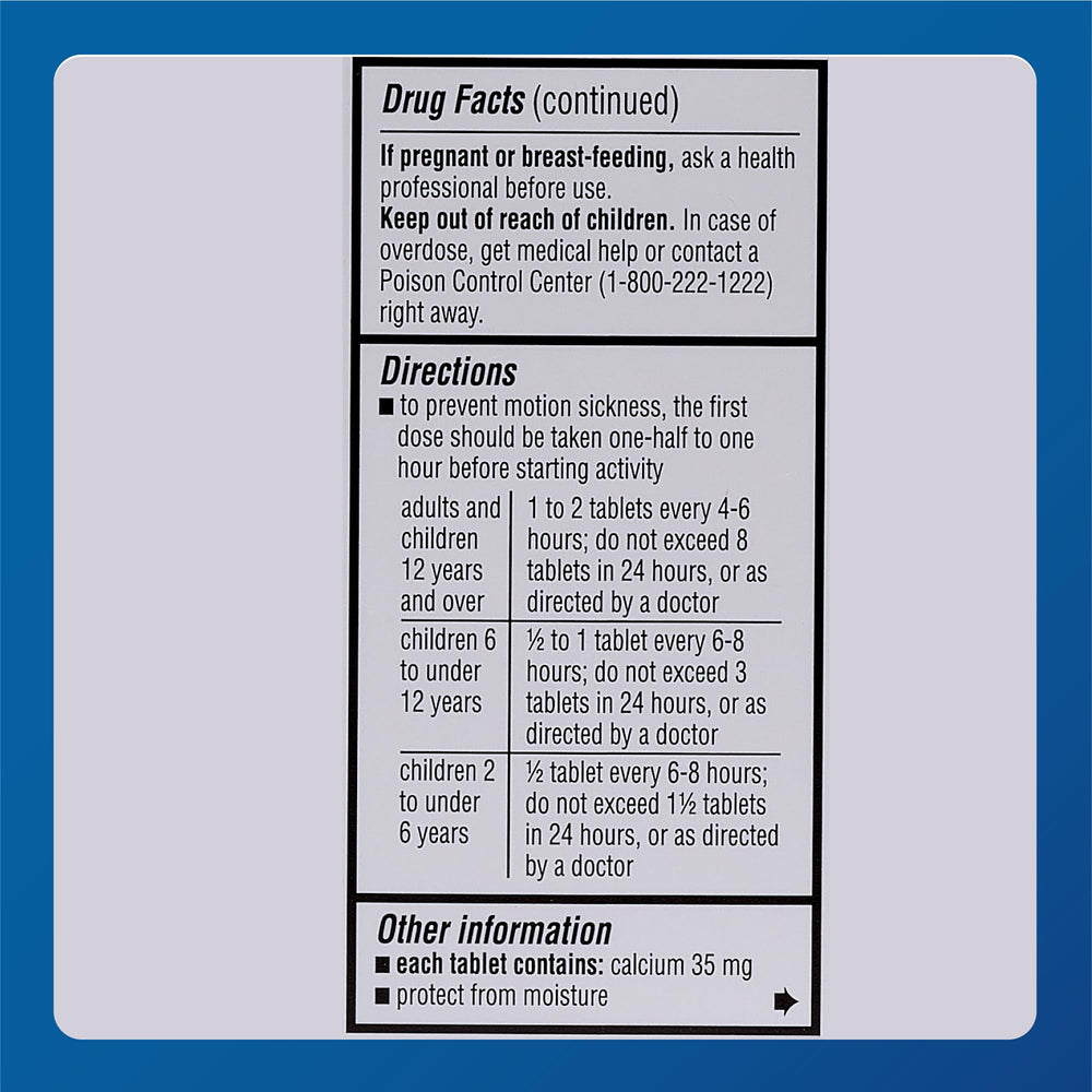 MAJOR Driminate pill-dispense shot emphasizes simple dosing during daily activities.