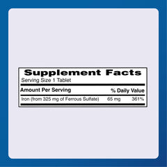 Abalone-free iron supplement packaging by Major Ferosul