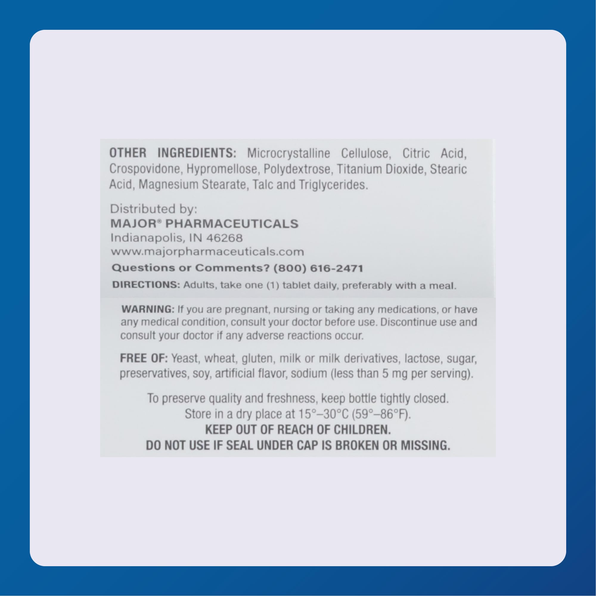 Two-pack packaging of Major Magnesium dietary supplement