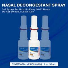 MAJOR non-drowsy no-drip formula for comfortable nasal use.