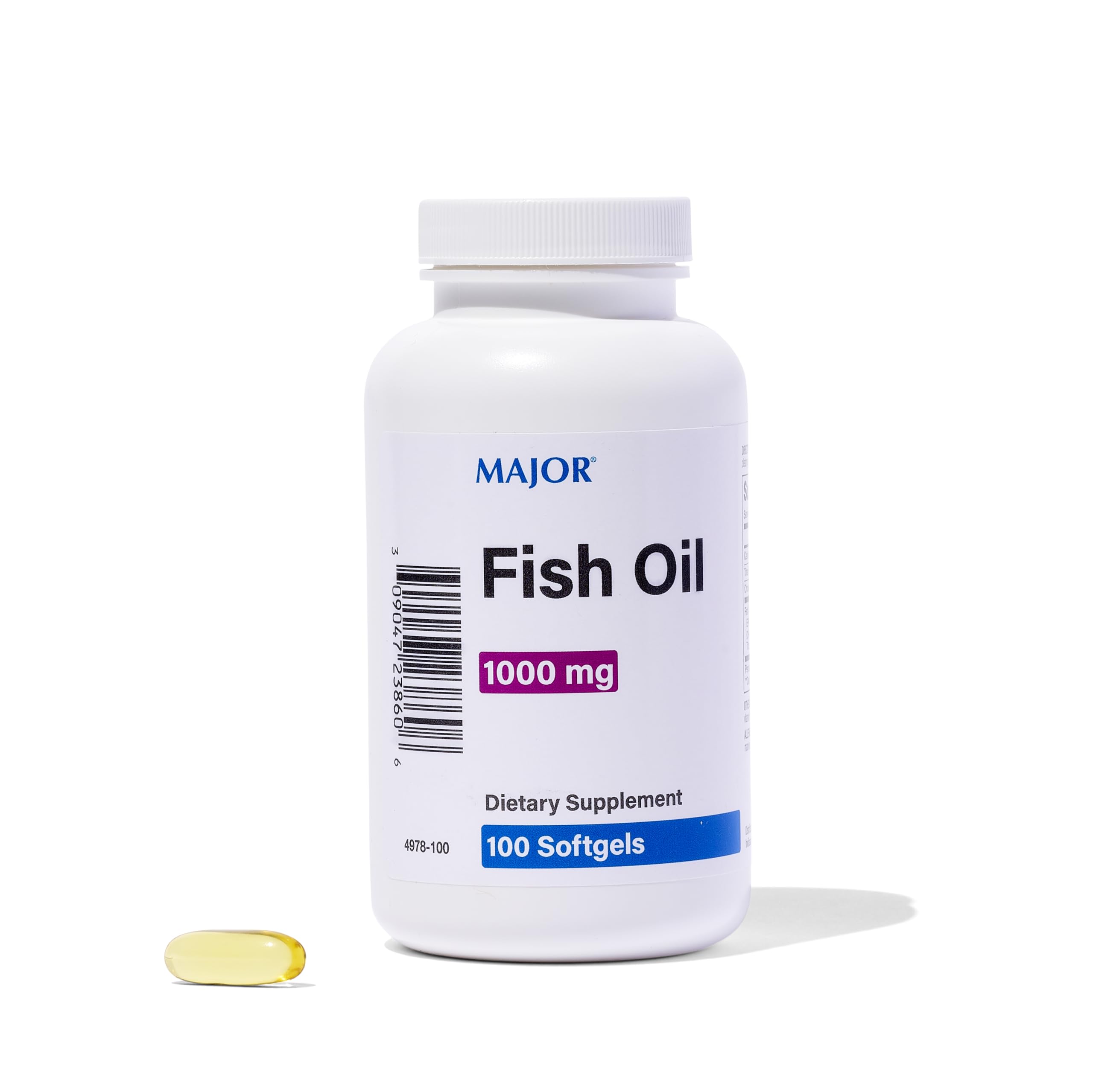 Hero image of MAJOR Omega-3 Fish Oil 1000mg bottle