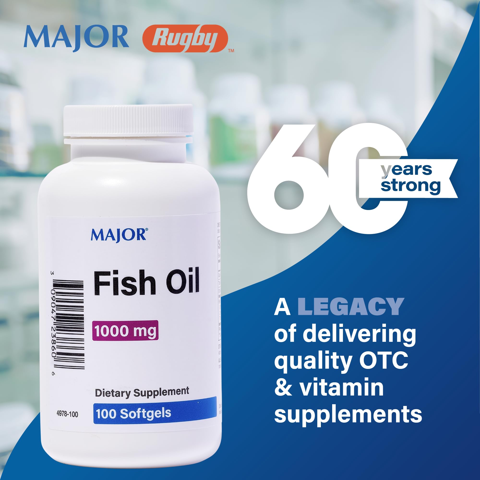 Mercury purification and allergen information for MAJOR Omega-3 Fish Oil