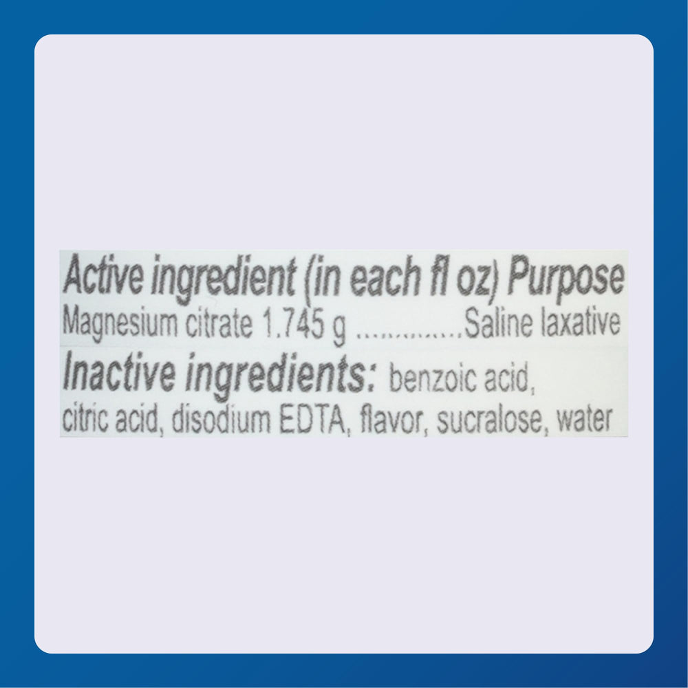 Major Pharmaceuticals packaging with lemon flavor branding